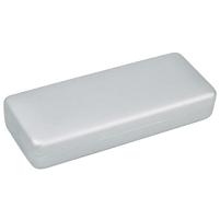 Футляр для 1-2 ручек, серебристый, PU-материал, серебристый