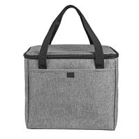 Термосумка "KEEP", 27 x 24. x 20 см, полиэстер 300D, PEVA, серый меланж, серый меланж