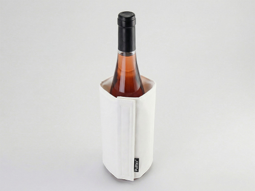WINE COOLER SATIN WHITE/Охладитель-чехол для бутылки вина или шампанского, белый