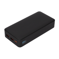 Внешний аккумулятор с подсветкой Ancor PD Plus 20000 mAh, черный Внешний аккумулятор с подсветкой Ancor PD Plus 20000 mAh, черный