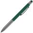 Ручка шариковая Digit Soft Touch со стилусом, зеленая