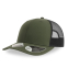 Бейсболка BRYCE, 6 клиньев, пластиковая застежка, переработанный полиэстер, оливковый