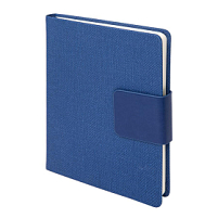 Ежедневник недатированный Mod, формат А5, в линейку, синий