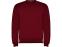Свитшот с начесом Clasica унисекс, гранатовый