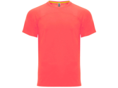 Футболка Monaco унисекс, неоновый коралловый