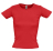 Футболка женская с круглым вырезом Lady 220 красная