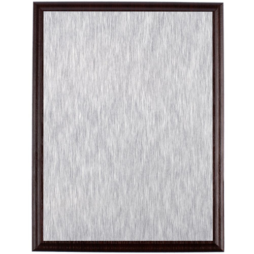 Плакетка Plaque, большая, вишня с серебристой пластиной