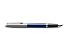 Перьевая ручка Waterman Hemisphere Entry Point Stainless Steel with Blue Lacquer в подарочной упаковке