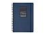 Ежедневник недатированный на гребне А5 Pragmatic, темно-синий