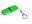 USB-флешка промо на 16 Гб каплевидной формы, цвет: зеленый