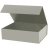 Подарочная коробка-трансформер большая, серая