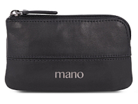 Ключница Mano Don Romeo с RFID защитой, натуральная кожа в чёрном цвете, 11,5 х 1 х 6,5 см Ключница Mano Don Romeo с RFID защитой, натуральная кожа в чёрном цвете, 11,5 х 1 х 6,5 см