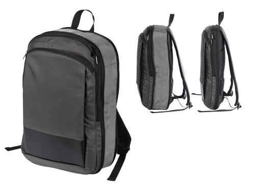 Расширяющийся рюкзак Slimbag для ноутбука 15,6, серый