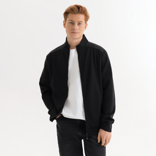 Толстовка на молнии Астин (Astin) черная