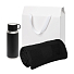 Подарочный набор Oslo, черный (плед, термос)