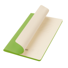Блокнот Alpha slim, салатовый