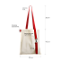 Шоппер Superbag (неокрашенный с красным)
