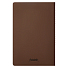 Блокнот Alpha slim, коричневый