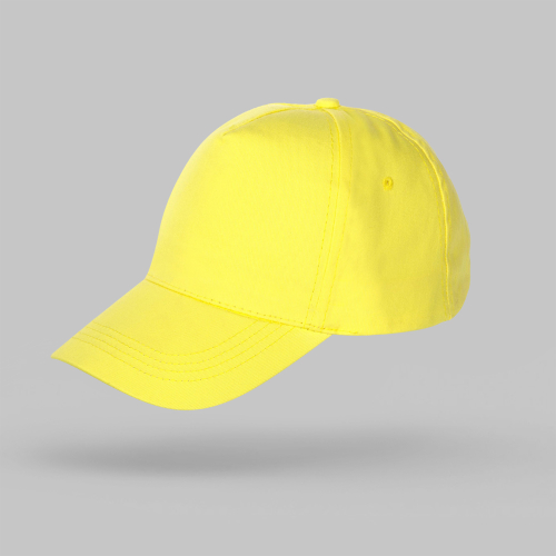 Бейсболка Мемфис 230 5-панельная, yellow