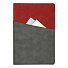 Ежедневник Flexy Smart Porta Nuba Latte A5, Серый/Красный