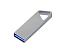 USB 2.0-флешка на 4 Гб с мини чипом, компактный дизайн, отверстие треугольной формы для цепочки