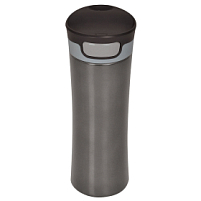 Термокружка дорожная  вакуумная DISCOVER, 450 мл, серый Термокружка дорожная  вакуумная DISCOVER, 450 мл, серый