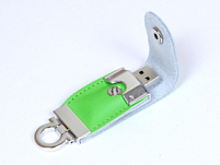 USB-флешка на 8 Гб в виде брелка, зеленый USB-флешка на 8 Гб в виде брелка, зеленый