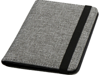 Ross Держатель паспорта с RFID-защитой из переработанного PET-пластика, сертифицированного согласно GRS - Серый яркий Ross Держатель паспорта с RFID-защитой из переработанного PET-пластика, сертифицированного согласно GRS - Серый яркий