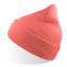 Шапка вязаная  двойная Wind-S, коралловый