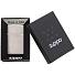 Зажигалка Zippo Slim Brushed, матовая серебристая