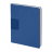 Бизнес-блокнот TWEEDI,формат B6+, в линейку, синий