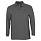 Рубашка поло мужская с длинным рукавом Winter II 210 черный меланж
