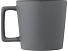 Cali Керамическая кружка объемом 370 мл с матовой отделкой - сплошной черный / Matted Grey