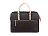 Портфель женский BUGATTI Ella 15'', тёмно-коричневый, полиуретан, 38х6х27,5 см