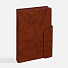 Ежедневник Leadmark, недатированный, коричневый