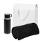 Подарочный набор Осло (Oslo), черный (плед, термос)