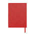 Ежедневник недатированный Solas, формат А5, с магнитом, красный, кремовый блок  в линейку, красный