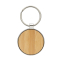 Брелок из переработанного цинка и бамбука с подвеской в виде круга RCS
