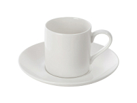 Кофейная пара прямой формы Espresso, 100мл, белый Кофейная пара прямой формы Espresso, 100мл, белый