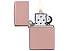 Зажигалка ZIPPO Classic с покрытием High Polish Rose Gold, латунь/сталь, розовое золото, 38x13x57 мм