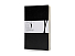 Записная книжка Moleskine Volant (в линейку, 2 шт.), Large (13х21см), черный
