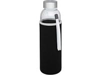 Бутылка спортивная «Bodhi» из стекла, цвет: черный