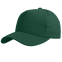 Бейсболка VALLEY, 5 клиньев, металлическая застежка, темно-зелёный