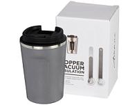 Герметичная медная вакуумная термокружка Thor объемом 360 мл, серый Герметичная медная вакуумная термокружка Thor объемом 360 мл, серый