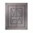 Плед VINGA Monogram из переработанного полиэстера GRS, 170x130 см