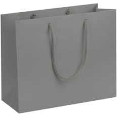 Пакет бумажный Porta S, горизонтальный, серый