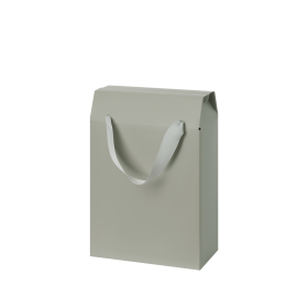 Подарочная коробка-пакет универсальная малая, серая