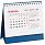 Календарь настольный Datio, синий