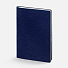 Ежедневник Nebraska Flex, недатированный, синий с серебром