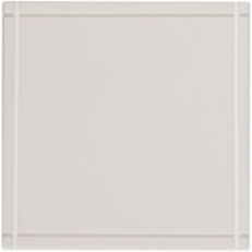 Лейбл из ПВХ Dzeta, L, белый